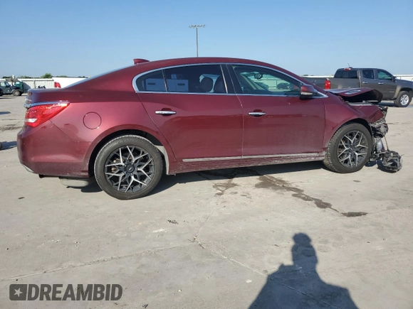 2016 Buick LaCrosse Leather with VIN 1G4GB5G38GF177016, listed as a Copart auction lot 54244435 with Not Provided miles and Salvage Title. Bid and sale history available at DreamBid. Image 3.