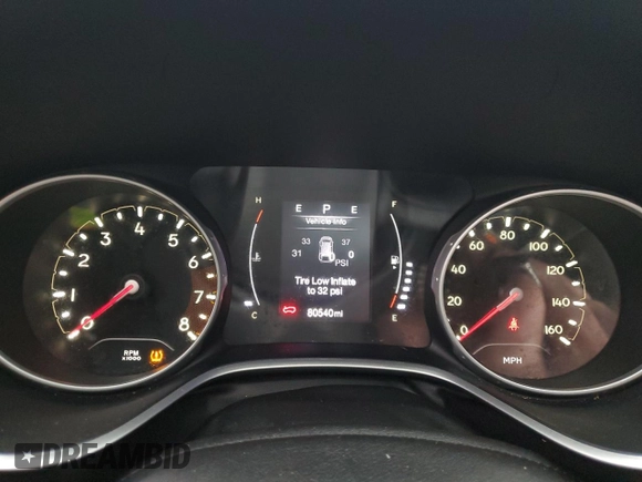 2017 Jeep Compass Latitude with VIN 3C4NJDBB0HT660756, listed as a Copart auction lot 42797885 with 80,540 mi miles and Clean Title. Bid and sale history available at carsss.com. Image 9.