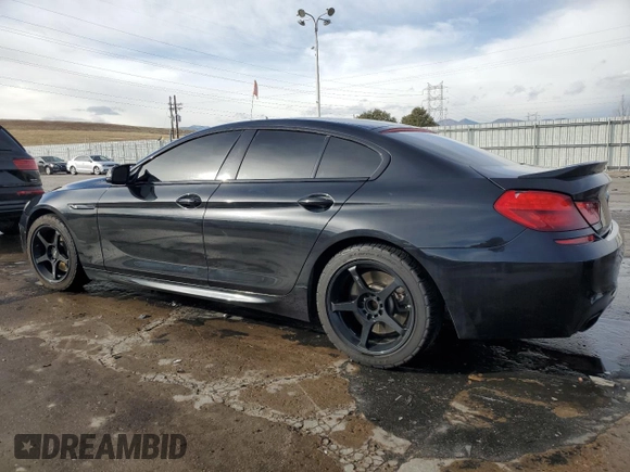 2015 BMW 6 Series 650i xDrive with VIN WBA6B4C55FD761494, listed as a Copart auction lot 81141684 with 82,371 mi miles and Clean Title. Bid and sale history available at DreamBid. Image 2.