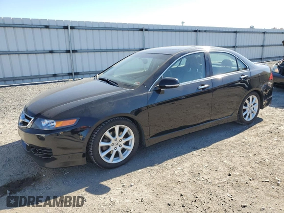 2006 Acura TSX Navi with VIN JH4CL95956C024784, listed as a Copart auction lot 76400464 with 185,064 mi miles and Clean title. Bid and sale history available at DreamBid. Image 1.