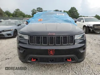 2020 Jeep Grand Cherokee Trailhawk with VIN 1C4RJFLT2LC296476, listed as a Copart auction lot 62125625 with 75,642 mi miles and Salvage title. Bid and sale history available at DreamBid. Image 5.