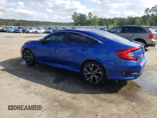2019 Honda Civic Sport with VIN 2HGFC2F80KH521441, listed as a Copart auction lot 52235145 with 104,604 mi miles and Salvage title. Bid and sale history available at DreamBid. Image 2.