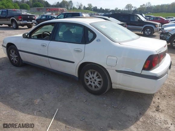 2002 Chevrolet Impala with VIN 2G1WF52E129332206, listed as a IAAI auction lot 41948667 with 166,365 mi miles. Bid and sale history available at carsss.com. Image 3.