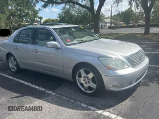 2005 Lexus LS 430 with VIN JTHBN36F855017970, listed as a Copart auction lot 52887595 with 102,464 mi miles and Clean Title. Bid and sale history available at carsss.com. Image 1.