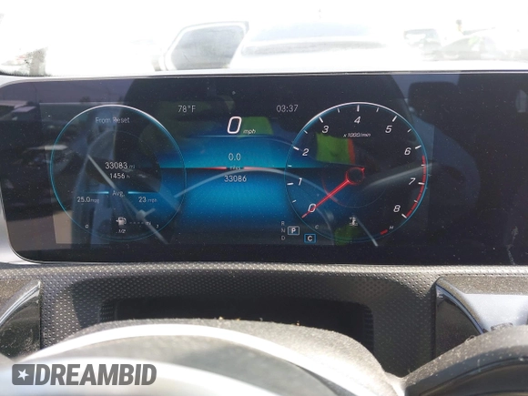 2021 Mercedes-Benz A 220 with VIN W1K3G4EB7MJ267474, listed as a IAAI auction lot 42172963 with 33,086 mi miles and . Bid and sale history available at DreamBid. Image 7.