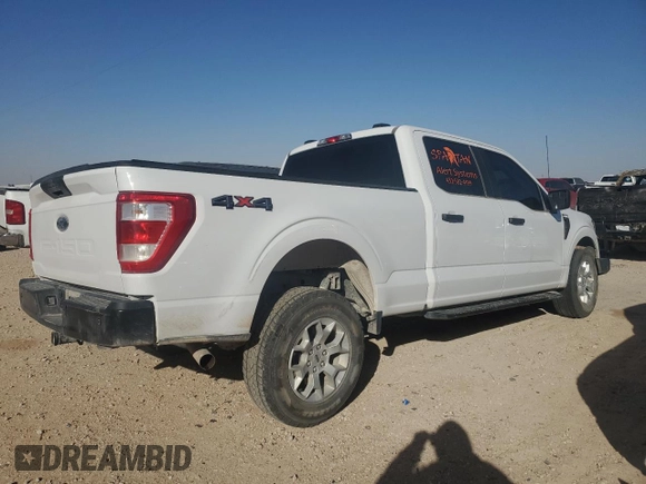 2023 Ford F-150 XL with VIN 1FTFW1E53PKF03975, listed as a Copart auction lot 88258705 with 41,313 mi miles and Salvage Title. Bid and sale history available at carsss.com. Image 3.