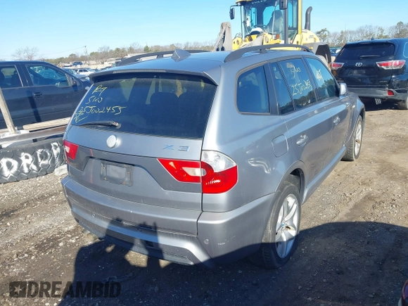 2006 BMW X3 3.0i with VIN WBXPA93446WG81824, listed as a IAAI auction lot 41766176 with 999,999 mi miles. Bid and sale history available at carsss.com. Image 4.