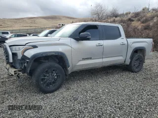2024 Toyota Tundra Limited with VIN 5TFWA5DB9RX133635, listed as a Copart auction lot 43467755 with 23,985 mi miles and Salvage title. Bid and sale history available at DreamBid. Image 1.