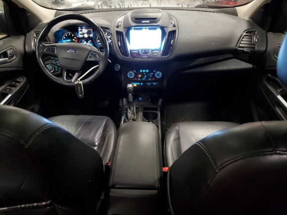 2017 Ford Escape Titanium with VIN 1FMCU9J91HUC68669, listed as a Copart auction lot 43190965 with 161,347 mi miles and Clean Title. Bid and sale history available at carsss.com. Image 8.
