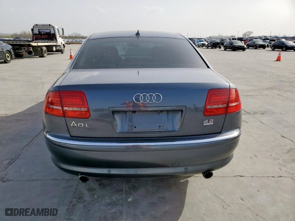 2009 Audi A8 L 4.2L with VIN WAUMV94E59N002403, listed as a Copart auction lot 48390285 with 137,679 mi miles and Clean Title. Bid and sale history available at carsss.com. Image 6.