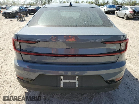 2024 Polestar 2 with VIN YSMFD3KA0RL211074, listed as a Copart auction lot 50263855 with 13,814 mi miles and Salvage Title. Bid and sale history available at carsss.com. Image 6.