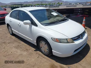 2007 Honda Civic with VIN JHMFA36237S026607, listed as a IAAI auction lot 42492863 with 218,162 mi miles and . Bid and sale history available at DreamBid. Image 1.