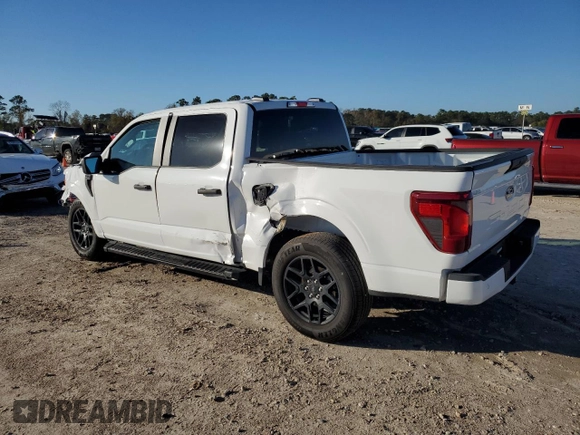 2024 Ford F-150 STX with VIN 1FTEW2KP2RKE14473, listed as a Copart auction lot 87237644 with 1,837 mi miles and Salvage Title. Bid and sale history available at carsss.com. Image 2.