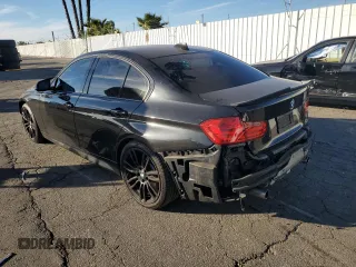 2014 BMW 3 Series 335i with VIN WBA3A9C50EF478734, listed as a Copart auction lot 83449634 with 107,723 mi miles and Salvage Title. Bid and sale history available at carsss.com. Image 2.