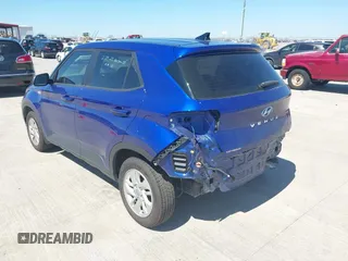 2022 Hyundai Venue SE with VIN KMHRB8A39NU202839, listed as a IAAI auction lot 41729776 with 27,154 mi miles and . Bid and sale history available at DreamBid. Image 3.