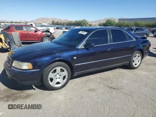 2000 Audi A8 z VIN WAUFL54D6YN009177, wystawiony jako Copart lot #67964464 z przebiegiem 190 582 mil mil oraz Szkoda całkowita • Salvage title. Historia ofert i sprzedaży dostępna na DreamBid. Obrazek 1.