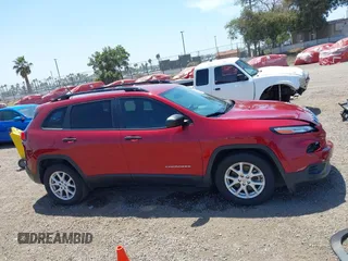 2016 Jeep Cherokee Sport with VIN 1C4PJLAB8GW216912, listed as a IAAI auction lot 42336479 with 104,396 mi miles and . Bid and sale history available at DreamBid. Image 14.