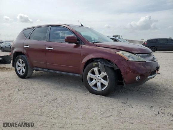 2006 Nissan Murano S with VIN JN8AZ08W46W521350, listed as a Copart auction lot 61891624 with 164,128 mi miles and Salvage Title. Bid and sale history available at carsss.com. Image 4.