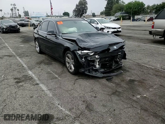 2017 BMW 3 Series 330i with VIN WBA8B9G52HNU48528, listed as a Copart auction lot 59442995 with 109,852 mi miles and Salvage title. Bid and sale history available at DreamBid. Image 13.