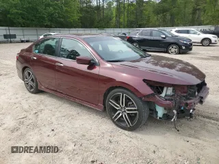 2016 Honda Accord Sport with VIN 1HGCR2F58GA158349, listed as a Copart auction lot 53024935 with 97,982 mi miles and Salvage Title. Bid and sale history available at DreamBid. Image 4.