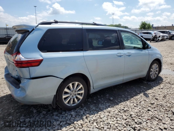 2017 Toyota Sienna LE с VIN 5TDJZ3DC1HS155276, выставлен на аукционе Copart как лот 63633855 с пробегом 132 749 миль миль и Чистый • Clean title. История ставок и продаж доступна на DreamBid. Изображение 3.