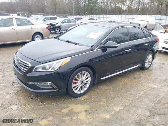 2015 Hyundai Sonata 2.4L Sport with VIN 5NPE34AF6FH248966, listed as a IAAI auction lot 41435872 with 139,287 mi miles. Bid and sale history available at carsss.com. Image 17.
