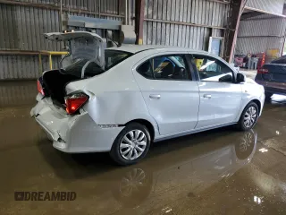 2021 Mitsubishi Mirage ES with VIN ML32FUFJ5MHF02630, listed as a Copart auction lot 60232945 with 87,709 mi miles and Salvage title. Bid and sale history available at DreamBid. Image 3.