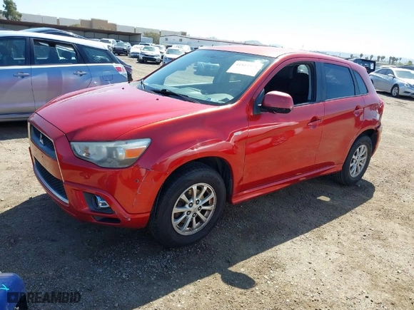 2011 Mitsubishi Outlander Sport ES with VIN JA4AP3AUXBZ024690, listed as a IAAI auction lot 41811931 with 180,458 mi miles. Bid and sale history available at carsss.com. Image 2.