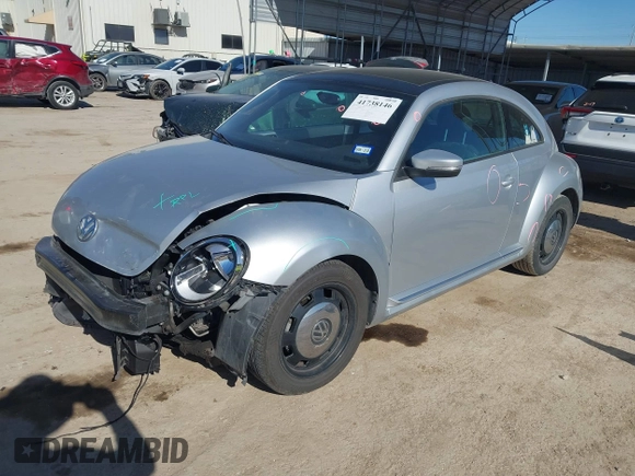 2013 Volkswagen Beetle 2.5L w/Sun/Sound/Nav with VIN 3VWJX7AT3DM663774, listed as a IAAI auction lot 41738146 with 98,064 mi miles and . Bid and sale history available at DreamBid. Image 17.