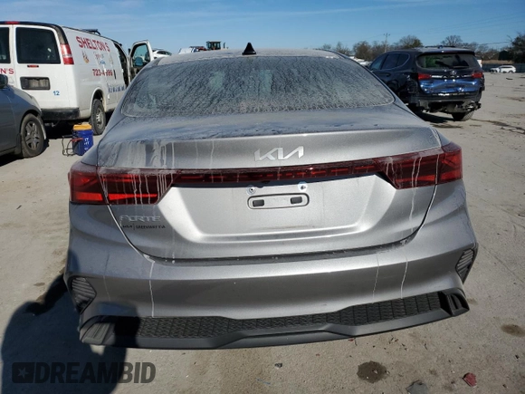 2023 Kia Forte LXS with VIN 3KPF24AD8PE663993, listed as a Copart auction lot 89113215 with 22,463 mi miles and Salvage Title. Bid and sale history available at carsss.com. Image 6.