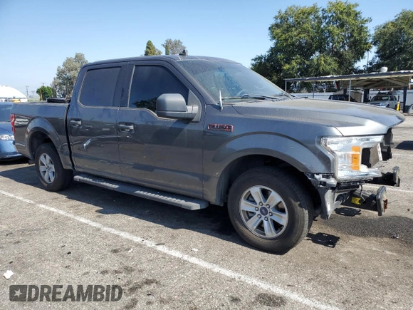 2020 Ford F-150 XL with VIN 1FTEW1C50LKD28240, listed as a Copart auction lot 62553355 with 88,508 mi miles and Salvage title. Bid and sale history available at DreamBid. Image 4.