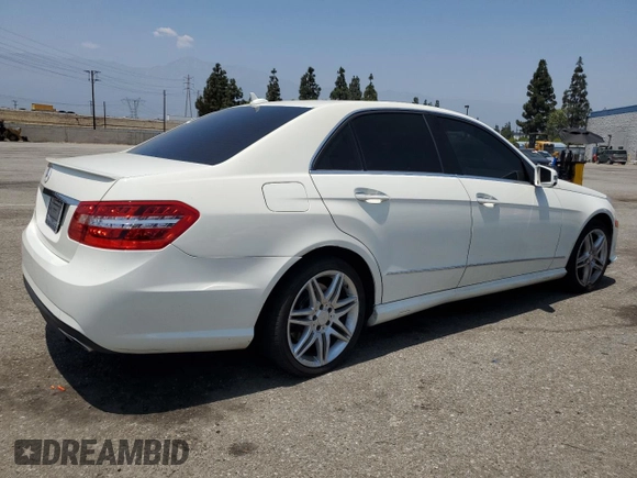 2011 Mercedes-Benz E 550 Luxury with VIN WDDHF7CB7BA422180, listed as a Copart auction lot 60174975 with 104,521 mi miles and Salvage title. Bid and sale history available at DreamBid. Image 3.