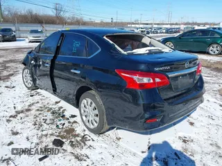 2018 Nissan Sentra SV with VIN 3N1AB7AP4JY228788, listed as a IAAI auction lot 41628453 with 117,936 mi miles and . Bid and sale history available at carsss.com. Image 3.