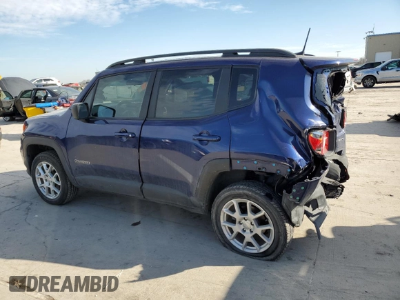 2020 Jeep Renegade Sport with VIN ZACNJBAB5LPL71083, listed as a Copart auction lot 46604655 with 85,765 mi miles and Salvage title. Bid and sale history available at DreamBid. Image 2.