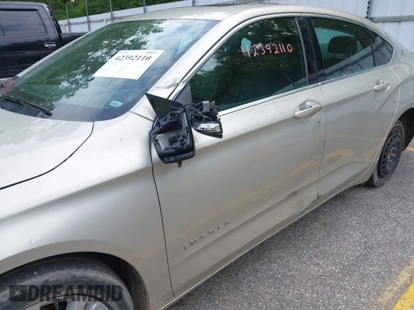 2015 Chevrolet Impala LT с VIN 2G1125S32F9273368, выставлен на аукционе IAAI как лот 42392110 с пробегом 161 939 миль миль и . История ставок и продаж доступна на DreamBid. Изображение 6.