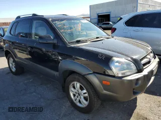 2007 Hyundai Tucson SE with VIN KM8JN12D87U634120, listed as a Copart auction lot 68284734 with 141,429 mi miles and Salvage Title. Bid and sale history available at carsss.com. Image 4.