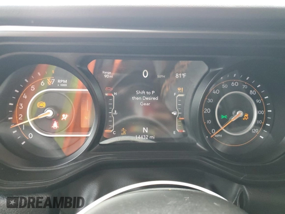 2024 Jeep Gladiator Mojave X с VIN 1C6JJTEGXRL115913, выставлен на аукционе Copart как лот 54733725 с пробегом 14 432 миль миль и Списание • Salvage title. История ставок и продаж доступна на DreamBid. Изображение 9.
