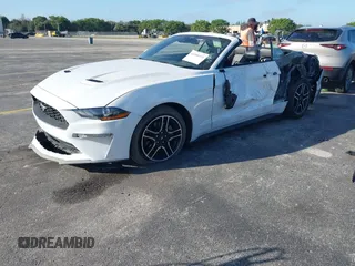 2021 Ford Mustang EcoBoost with VIN 1FATP8UH9M5104301, listed as a IAAI auction lot 41588511 with 95,414 mi miles and . Bid and sale history available at carsss.com. Image 18.