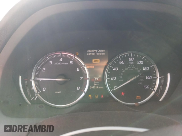 2018 Acura TLX Technology z VIN 19UUB3F57JA005077, wystawiony jako Copart lot #57256555 z przebiegiem 97 714 mil mil oraz Szkoda całkowita • Salvage title. Historia ofert i sprzedaży dostępna na DreamBid. Obrazek 9.