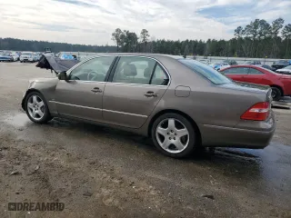 2004 Lexus LS 430 with VIN JTHBN36F340123884, listed as a Copart auction lot 48475675 with 0 mi miles and Salvage Title. Bid and sale history available at carsss.com. Image 2.
