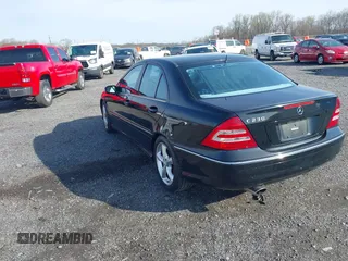2006 Mercedes-Benz C 230 Sport with VIN WDBRF52H06A891480, listed as a IAAI auction lot 41915503 with 175,446 mi miles and . Bid and sale history available at carsss.com. Image 3.