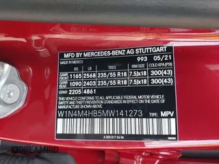 2021 Mercedes-Benz GLB 250 z VIN W1N4M4HB5MW141273, wystawiony jako IAAI lot #42201608 z przebiegiem 34 713 mil mil oraz . Historia ofert i sprzedaży dostępna na DreamBid. Obrazek 9.