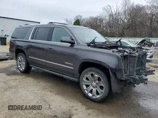 2016 GMC Yukon XL Denali with VIN 1GKS1HKJ7GR244572, listed as a Copart auction lot 46088825 with 173,650 mi miles and Salvage Title. Bid and sale history available at carsss.com. Image 4.