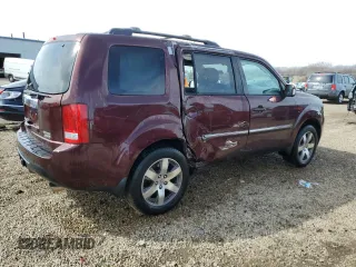 2015 Honda Pilot Touring with VIN 5FNYF4H91FB026824, listed as a Copart auction lot 49471405 with 160,524 mi miles and Salvage Title. Bid and sale history available at DreamBid. Image 3.