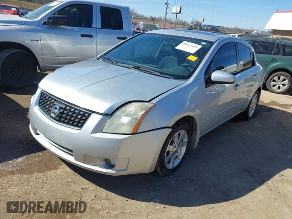 2008 Nissan Sentra S with VIN 3N1AB61EX8L751474, listed as a IAAI auction lot 41622441 with 92,468 mi miles and . Bid and sale history available at DreamBid. Image 2.