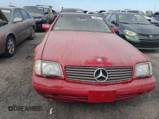 1997 Mercedes-Benz SL-Class with VIN WDBFA63F1VF144556, listed as a Copart auction lot 74490744 with 0 mi miles and Salvage Title. Bid and sale history available at carsss.com. Image 5.