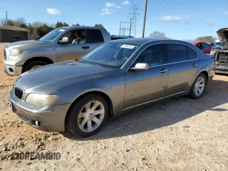 2007 BMW 7 Series 750Li with VIN WBAHN83597DT67408, listed as a Copart auction lot 47984505 with 119,384 mi miles and Clean Title. Bid and sale history available at carsss.com. Image 1.