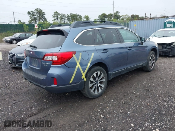 2015 Subaru Outback Limited with VIN 4S4BSEJC8F3292282, listed as a IAAI auction lot 42169514 with 110,895 mi miles and . Bid and sale history available at DreamBid. Image 4.