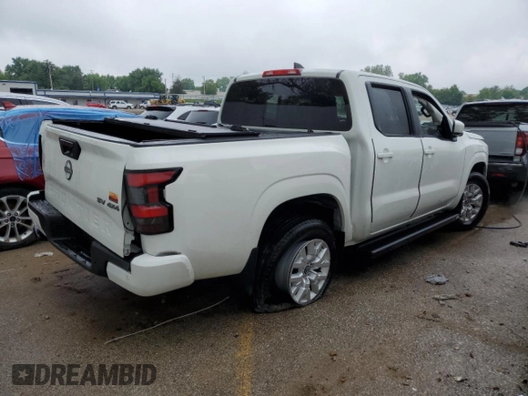 2022 Nissan Frontier S with VIN 1N6ED1EK6NN646015, listed as a Copart auction lot 53599054 with 21,055 mi miles and Salvage title. Bid and sale history available at DreamBid. Image 3.