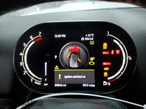 2021 MINI Countryman Cooper S with VIN WMZ83BR09M3M48203, listed as a Copart auction lot 41382705 with 60,844 mi miles and Salvage title. Bid and sale history available at DreamBid. Image 9.